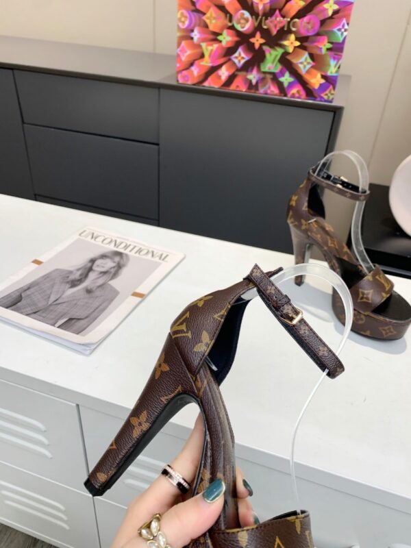Louis Vuitton Women's Afterglow Platform Sandal Brown For Women LV