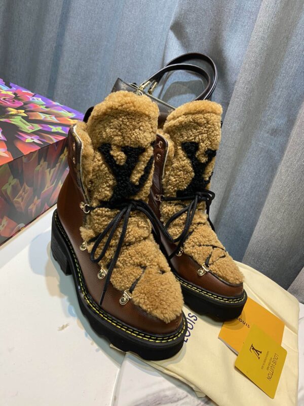 Louis Vuitton Women's Beaubourg Ankle Boot Brown For Women LV