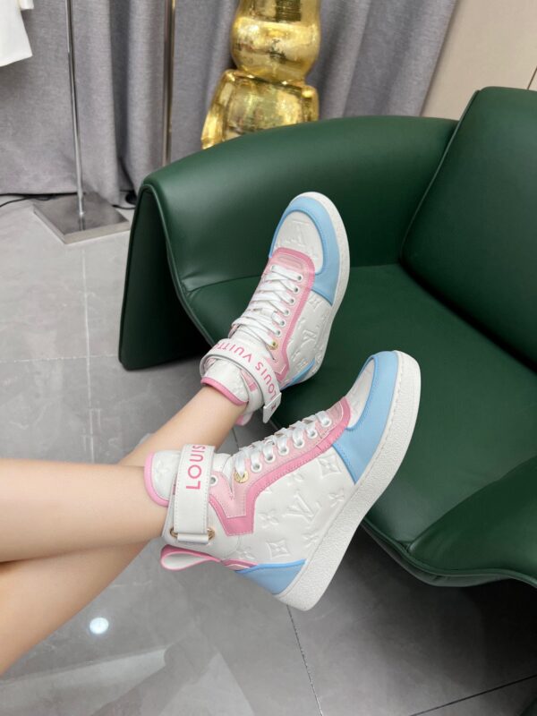 Louis Vuitton Women's Boombox Sneaker Boot Pink For Women LV