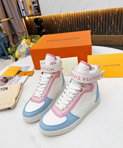 Louis Vuitton Women's Boombox Sneaker Boot Pink For Women LV