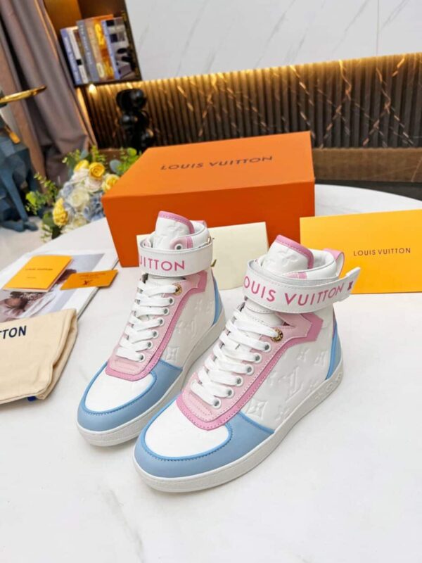 Louis Vuitton Women's Boombox Sneaker Boot Pink For Women LV