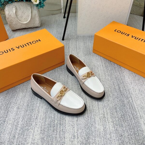 Louis Vuitton Women's Chess Flat Loafe Beige For Women LV
