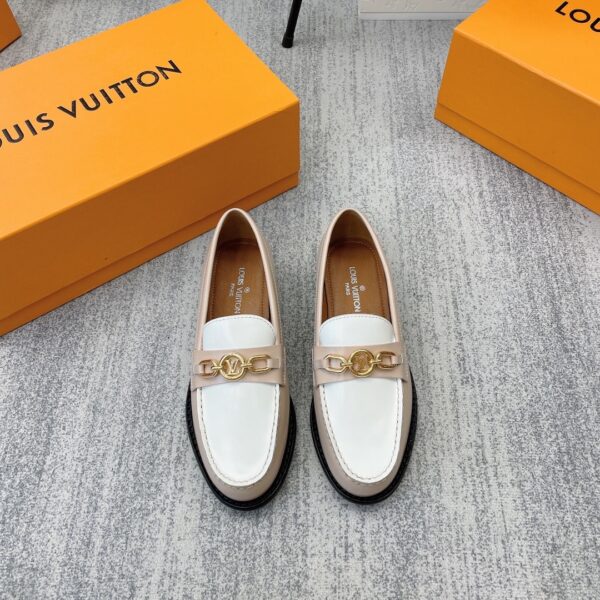Louis Vuitton Women's Chess Flat Loafe Beige For Women LV