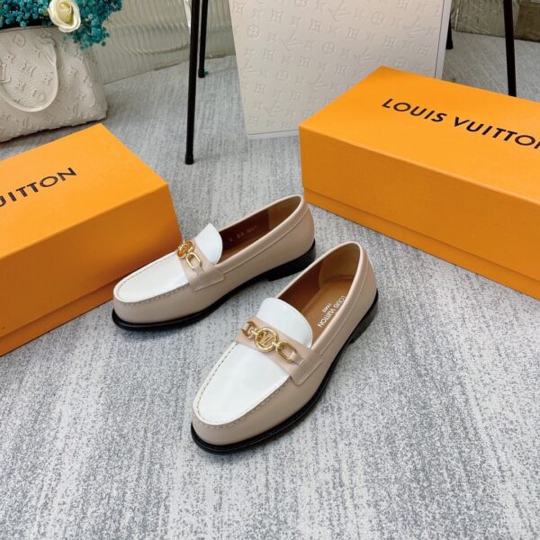 Louis Vuitton Women's Chess Flat Loafe Beige For Women LV