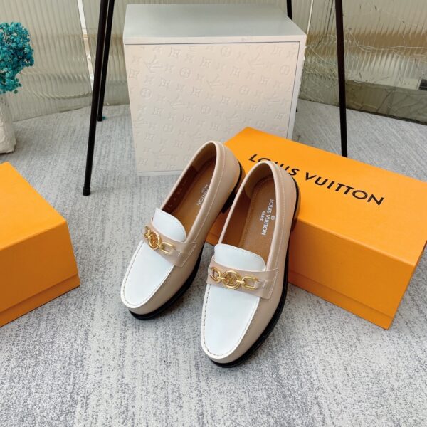 Louis Vuitton Women's Chess Flat Loafe Beige For Women LV