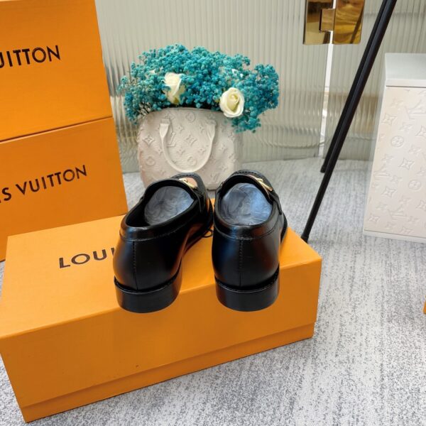 Louis Vuitton Women's Chess Flat Loafe Black And Beige  For Women LV