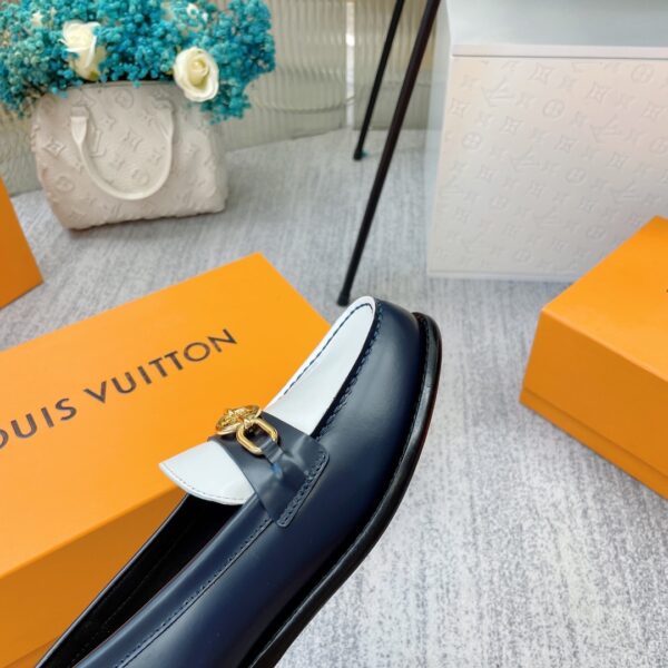 Louis Vuitton Women's Chess Flat Loafe Black And White For Women LV