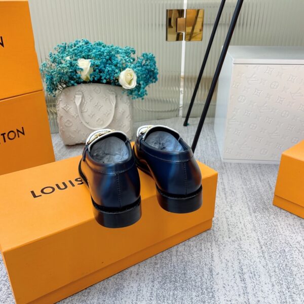Louis Vuitton Women's Chess Flat Loafe Black And White For Women LV
