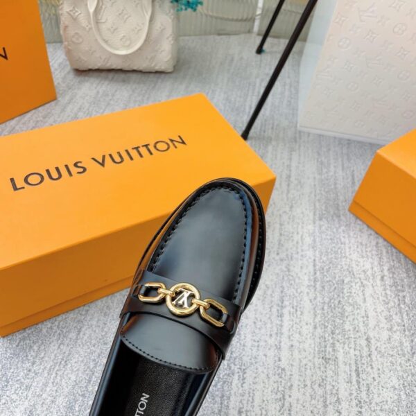 Louis Vuitton Women's Chess Flat Loafe Black For Women LV