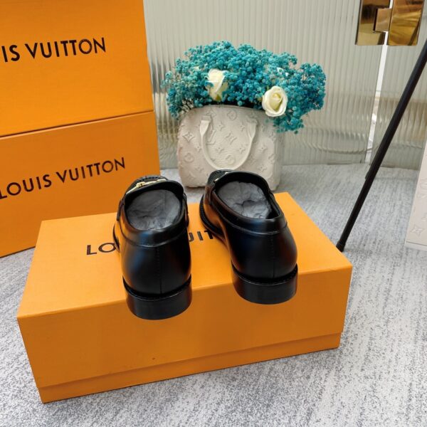 Louis Vuitton Women's Chess Flat Loafe Black For Women LV