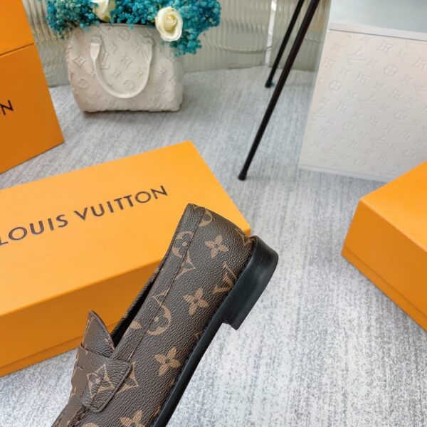 Louis Vuitton Women's Chess Flat Loafe Cacao Brown  For Women LV 1AA1XZ