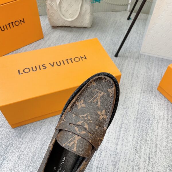 Louis Vuitton Women's Chess Flat Loafe Cacao Brown  For Women LV 1AA1XZ