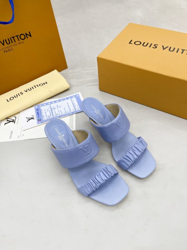 Louis Vuitton Women's Drapy Mule Blue For Women LV