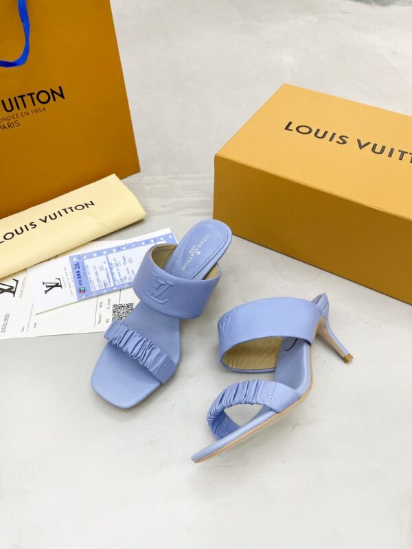 Louis Vuitton Women's Drapy Mule Blue For Women LV