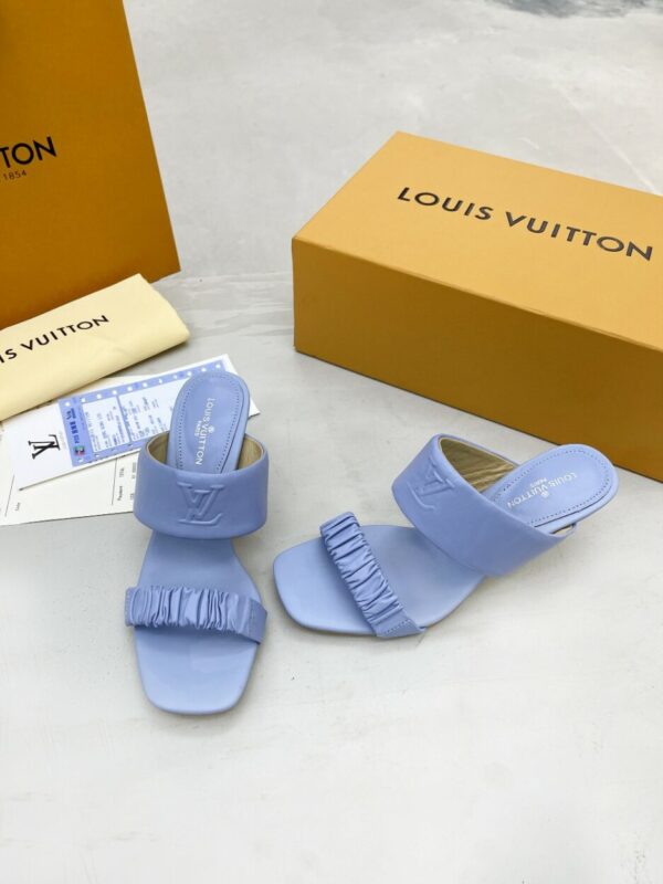 Louis Vuitton Women's Drapy Mule Blue For Women LV