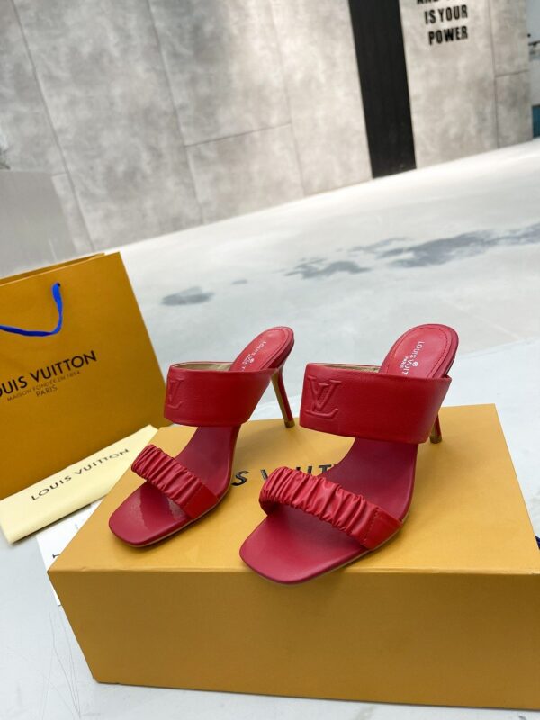 Louis Vuitton Women's Drapy Mule Red For Women LV