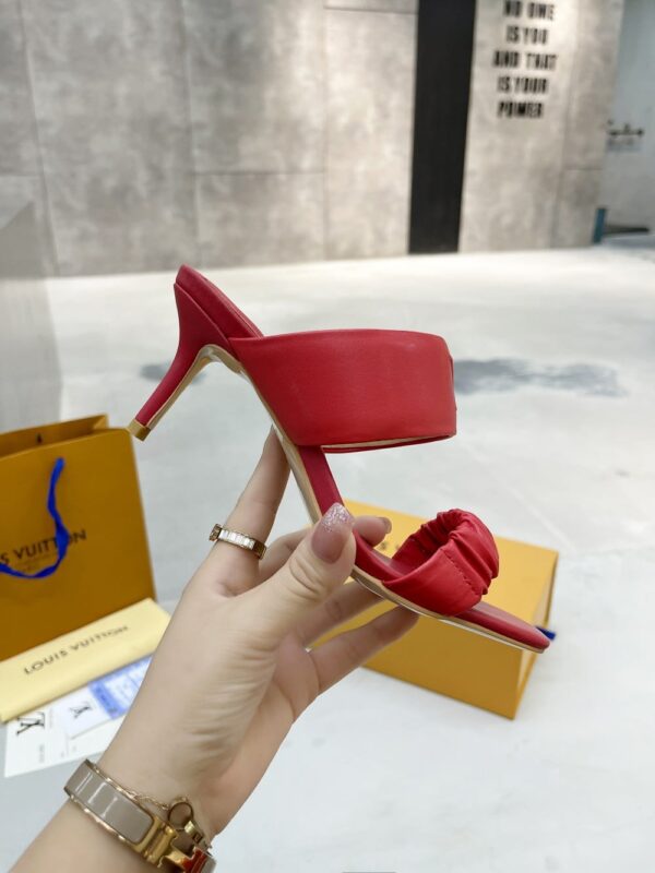 Louis Vuitton Women's Drapy Mule Red For Women LV