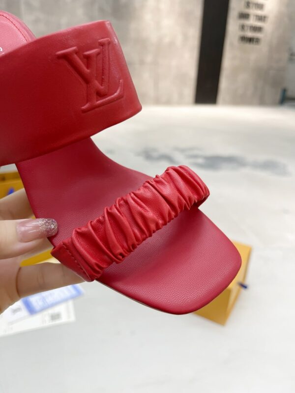 Louis Vuitton Women's Drapy Mule Red For Women LV