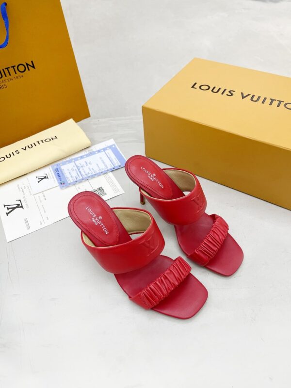 Louis Vuitton Women's Drapy Mule Red For Women LV