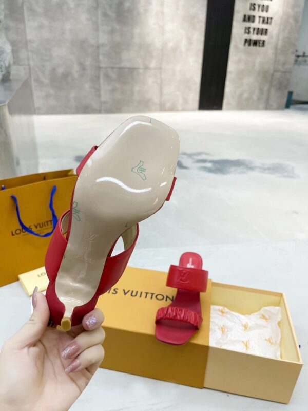 Louis Vuitton Women's Drapy Mule Red For Women LV