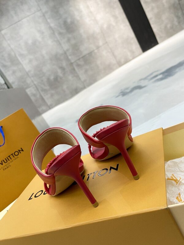 Louis Vuitton Women's Drapy Mule Red For Women LV