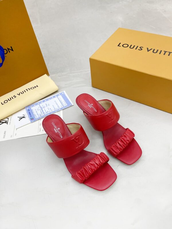 Louis Vuitton Women's Drapy Mule Red For Women LV