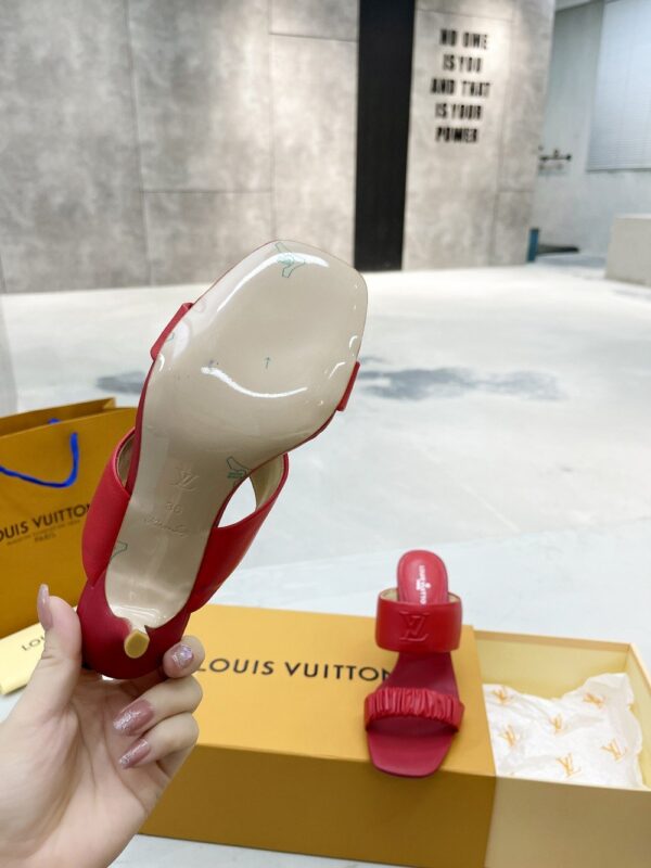 Louis Vuitton Women's Drapy Mule Red For Women LV