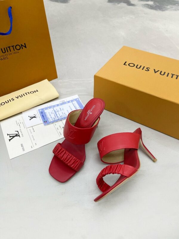 Louis Vuitton Women's Drapy Mule Red For Women LV