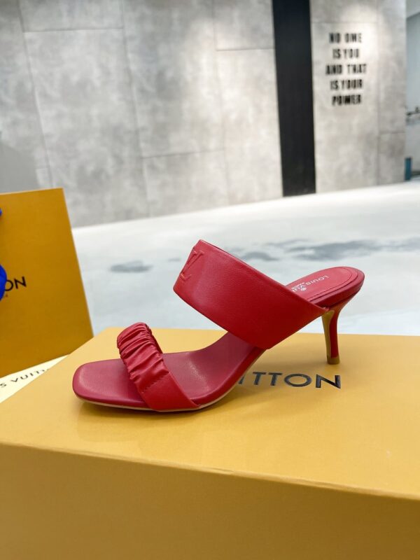 Louis Vuitton Women's Drapy Mule Red For Women LV