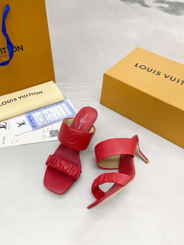 Louis Vuitton Women's Drapy Mule Red For Women LV