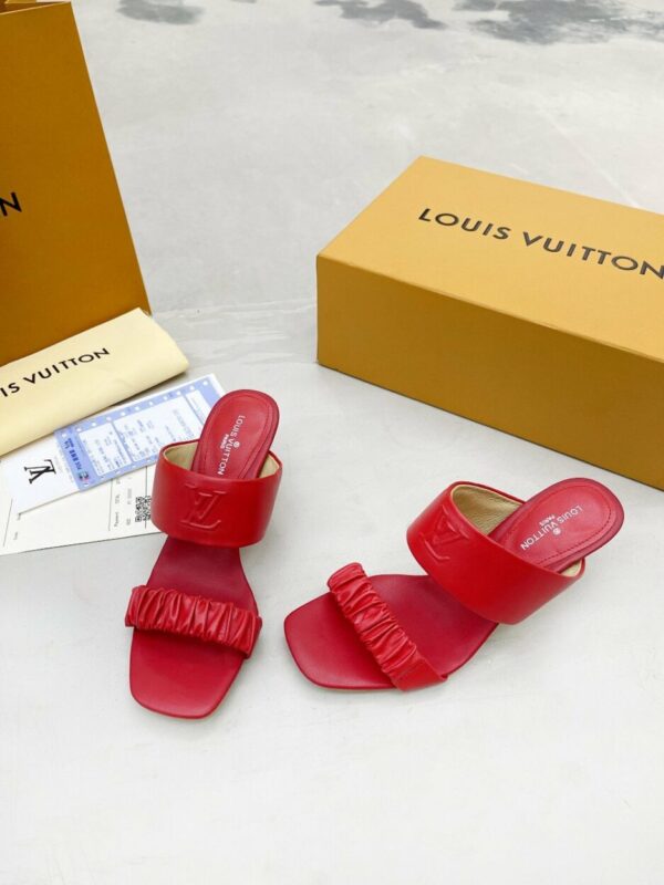 Louis Vuitton Women's Drapy Mule Red For Women LV
