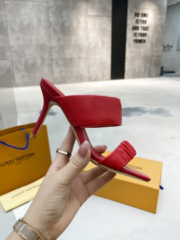 Louis Vuitton Women's Drapy Mule Red For Women LV