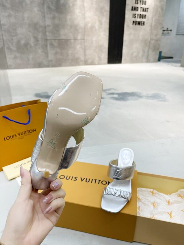 Louis Vuitton Women's Drapy Mule Sliver For Women LV