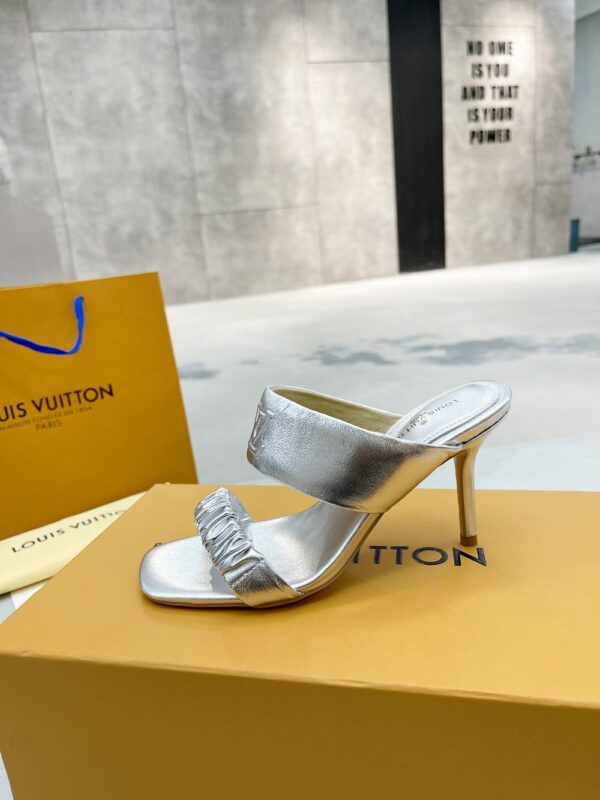 Louis Vuitton Women's Drapy Mule Sliver For Women LV