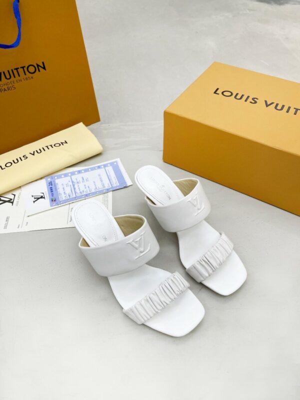 Louis Vuitton Women's Drapy Mule White For Women LV
