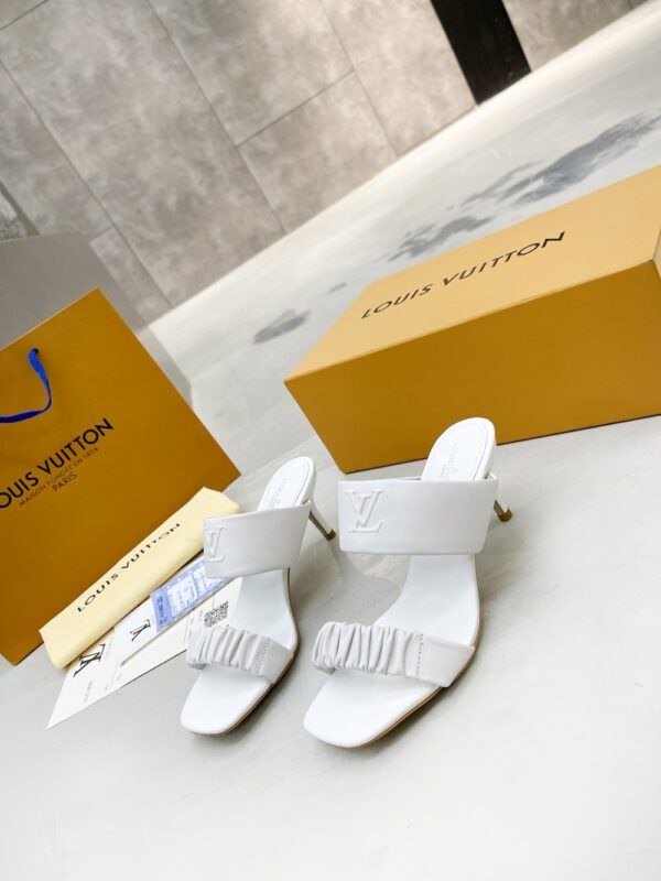 Louis Vuitton Women's Drapy Mule White For Women LV