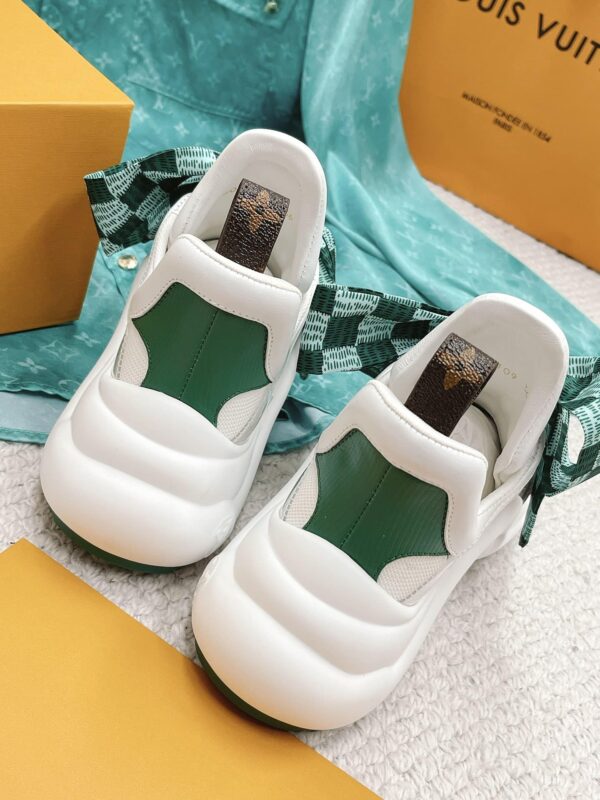 Louis Vuitton Women's LV Archlight Sneaker White And Green For Women LV 1AACUO