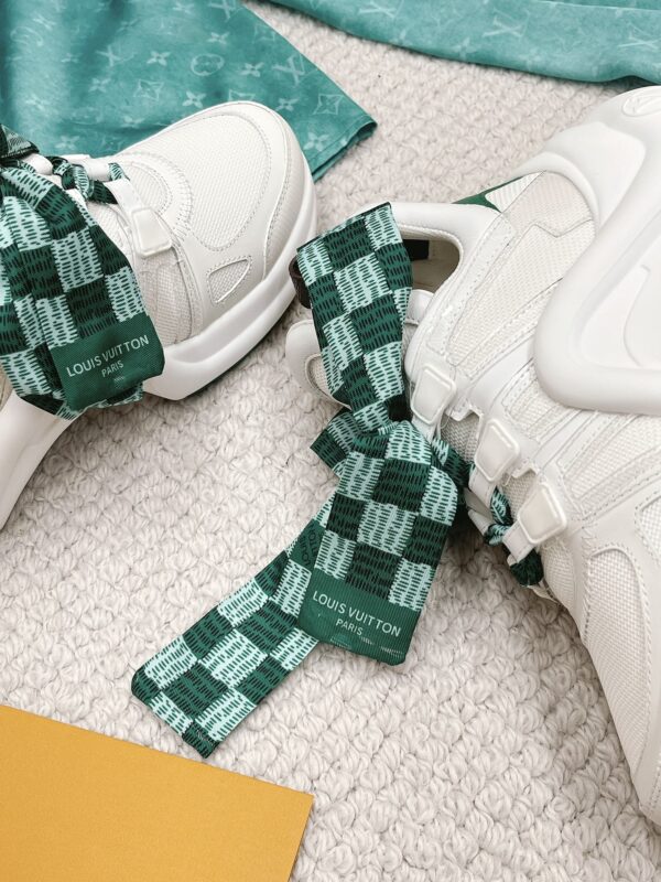 Louis Vuitton Women's LV Archlight Sneaker White And Green For Women LV 1AACUO