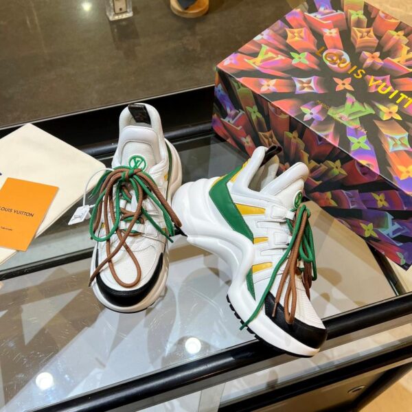 Louis Vuitton Women's LV Archlight Sneaker White And Green For Women LV