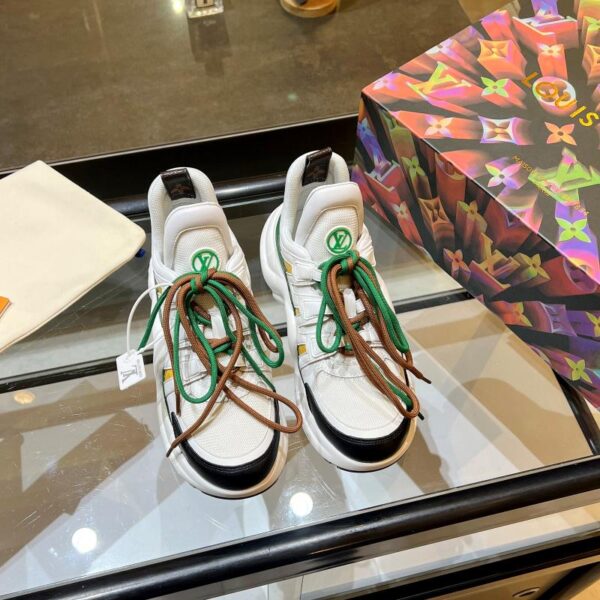 Louis Vuitton Women's LV Archlight Sneaker White And Green For Women LV