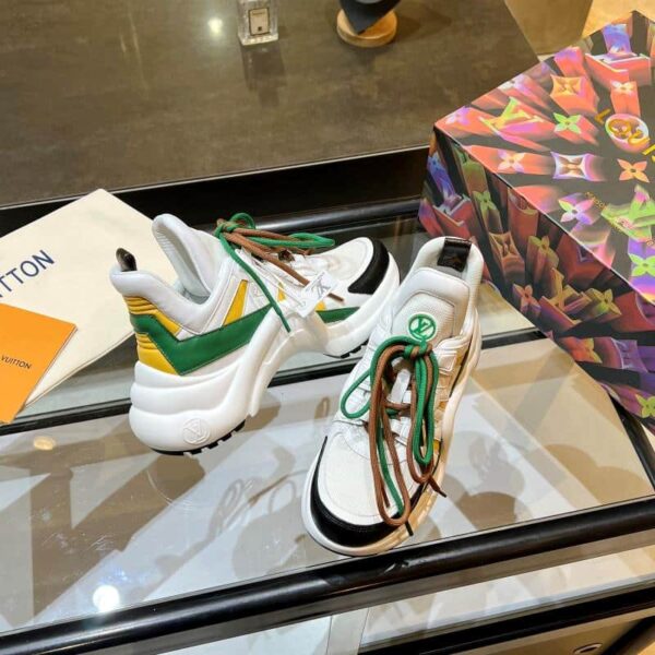 Louis Vuitton Women's LV Archlight Sneaker White And Green For Women LV
