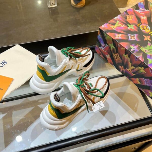 Louis Vuitton Women's LV Archlight Sneaker White And Green For Women LV