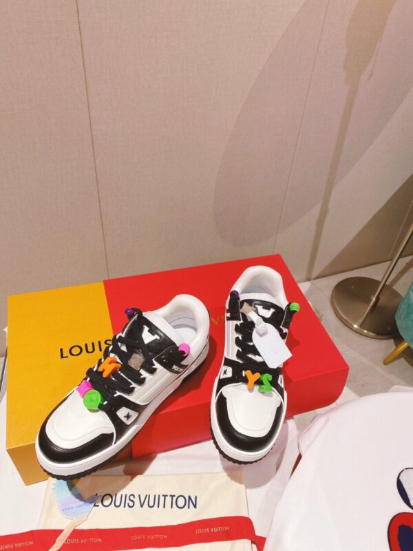 Louis Vuitton Women's LV Trainer Sneaker Black For Women LV