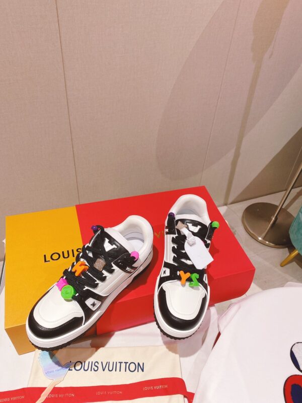 Louis Vuitton Women's LV Trainer Sneaker Black For Women LV