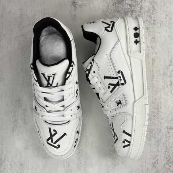 Louis Vuitton Women's LV Trainer Sneaker Black For Women LV