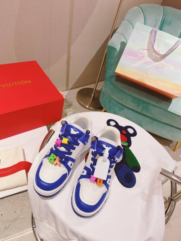 Louis Vuitton Women's LV Trainer Sneaker Blue For Women LV