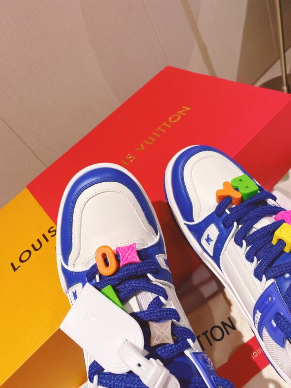 Louis Vuitton Women's LV Trainer Sneaker Blue For Women LV