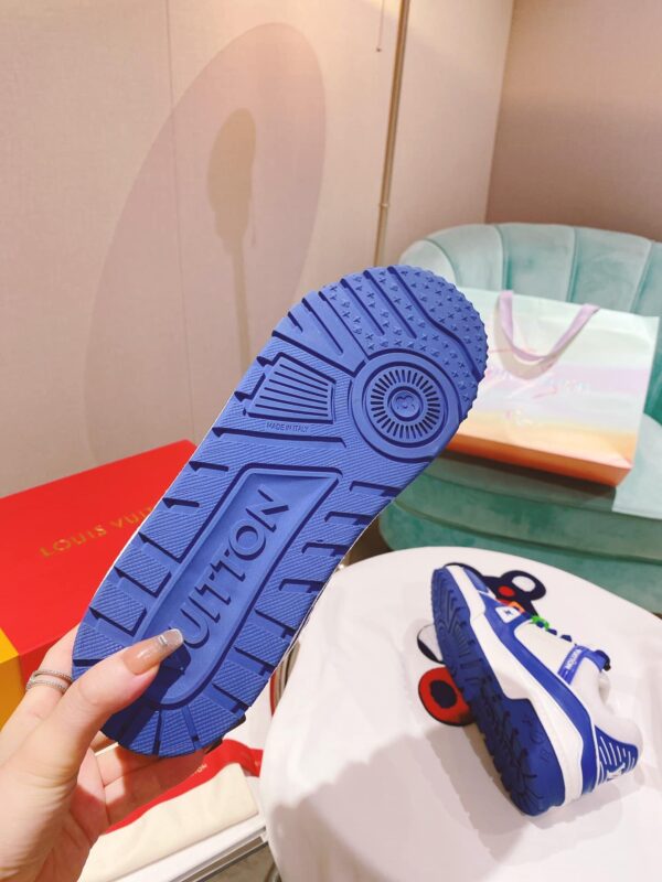 Louis Vuitton Women's LV Trainer Sneaker Blue For Women LV