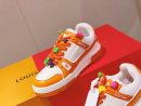 Louis Vuitton Women's LV Trainer Sneaker Orange For Women LV