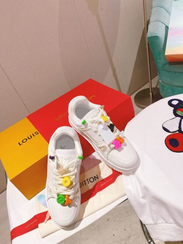 Louis Vuitton Women's LV Trainer Sneaker White For Women LV